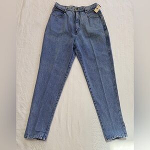 Vintage 90s Bill Blass High Rise Mom Jeans NWT Size 14 Tapered Leg Denim